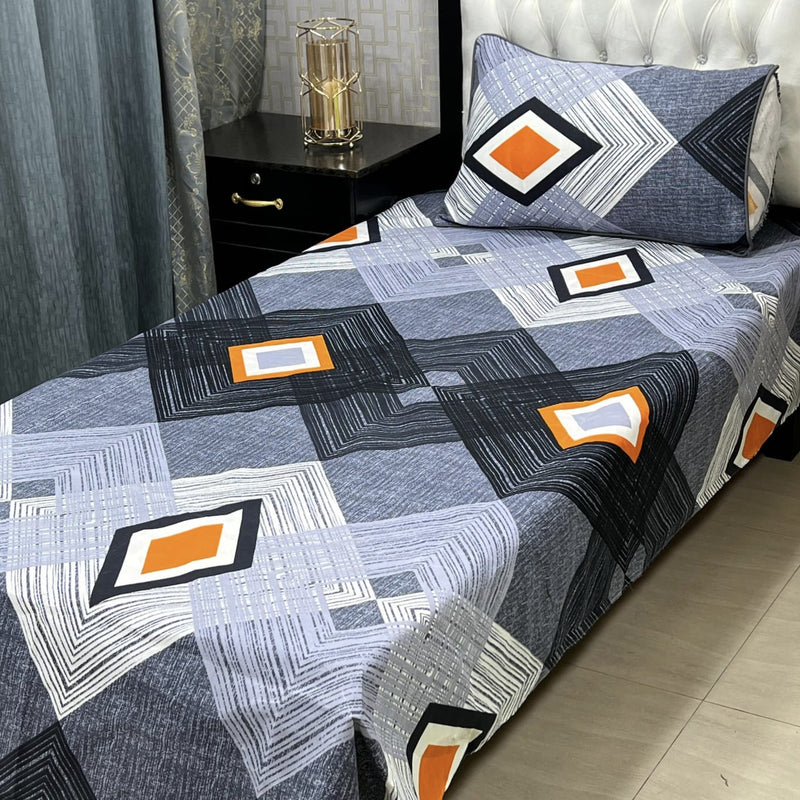 3D Leader Cotton Single Bedsheet