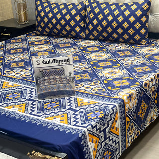 Gul Ahmad Cotton Double  Bedsheet
