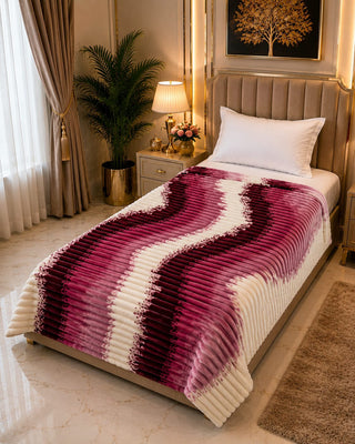Puffy Printed Single Blanket