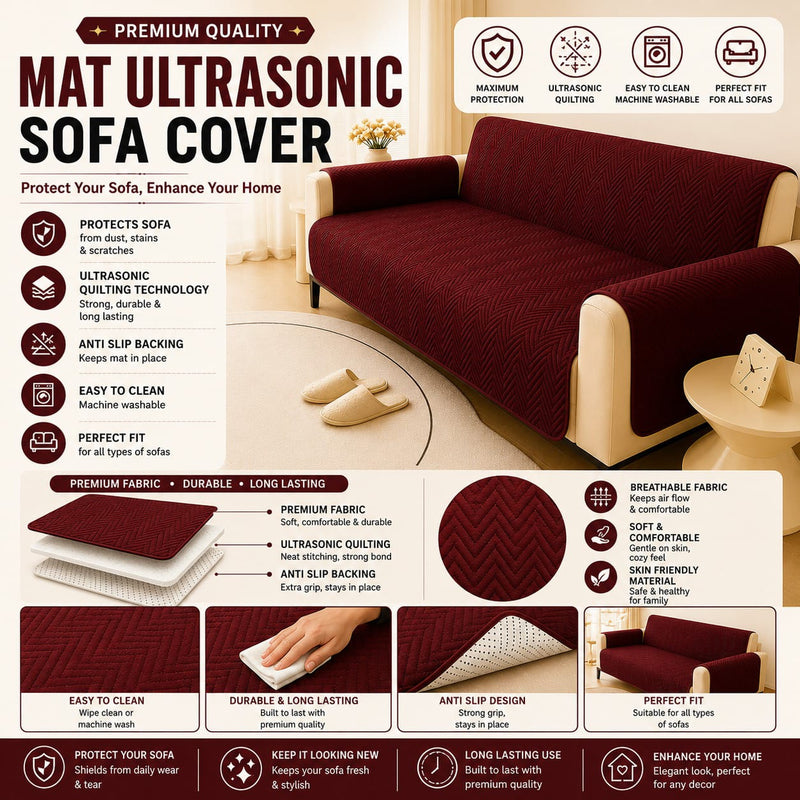 MAT ULTASONIC SOFT SOFA COVERS
