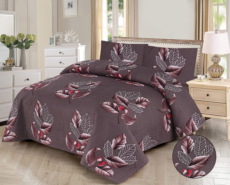 3Pc Imported Luxury printed Bedspread