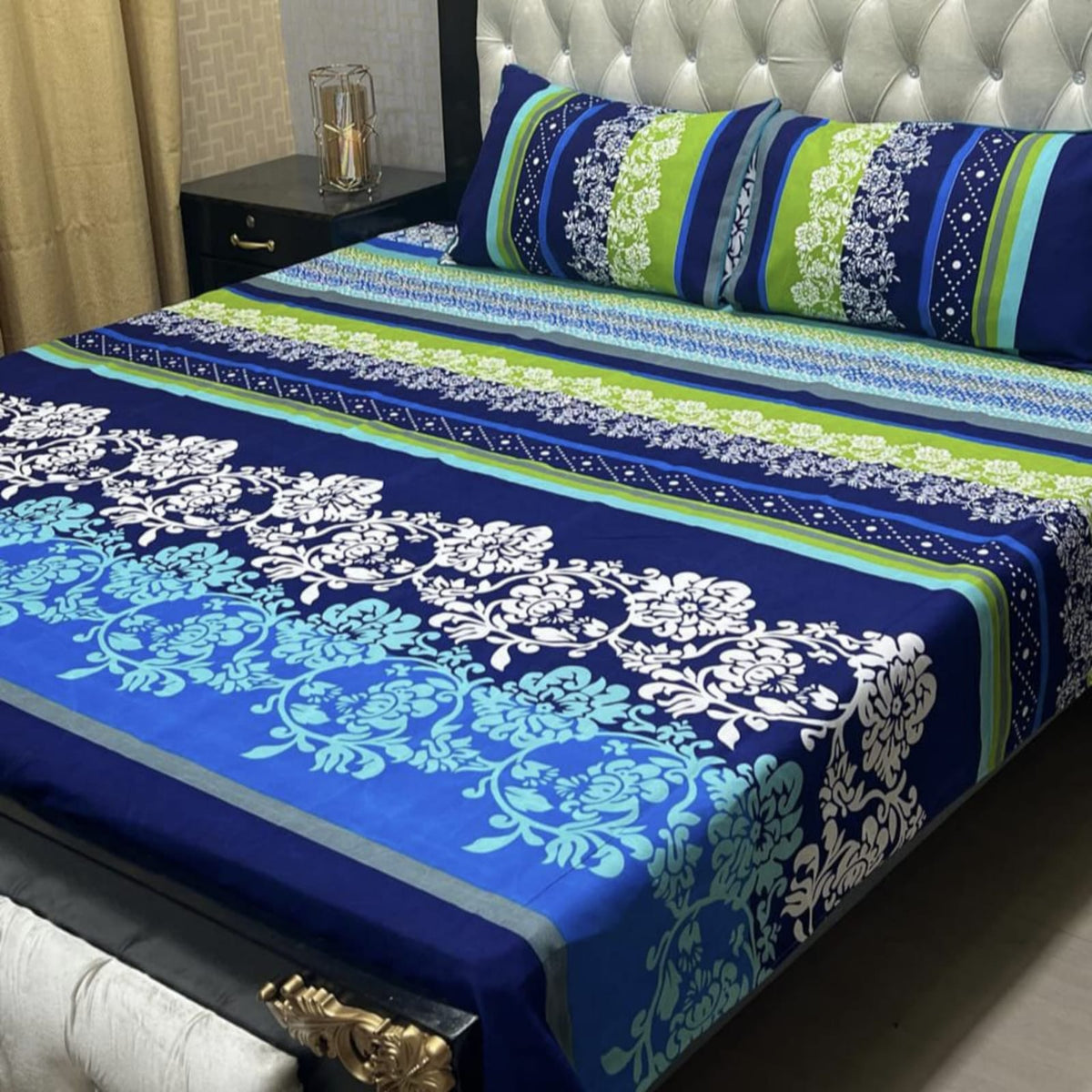 3D Leader Cotton Double Bedsheet