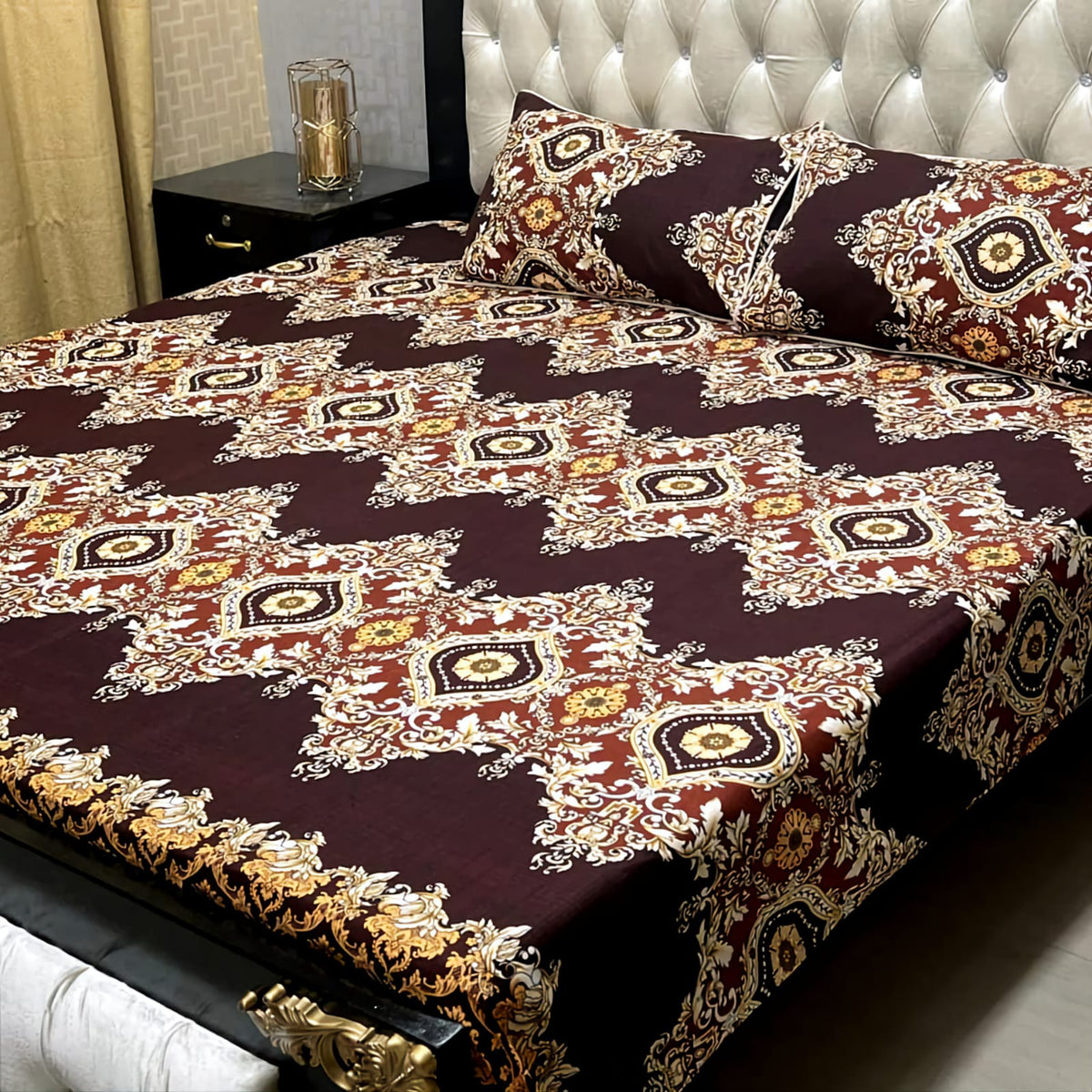 3D Leader Cotton Double Bedsheet