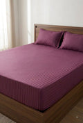 Micro Stipted Fitted Bedsheet