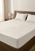 Micro Stipted Fitted Bedsheet