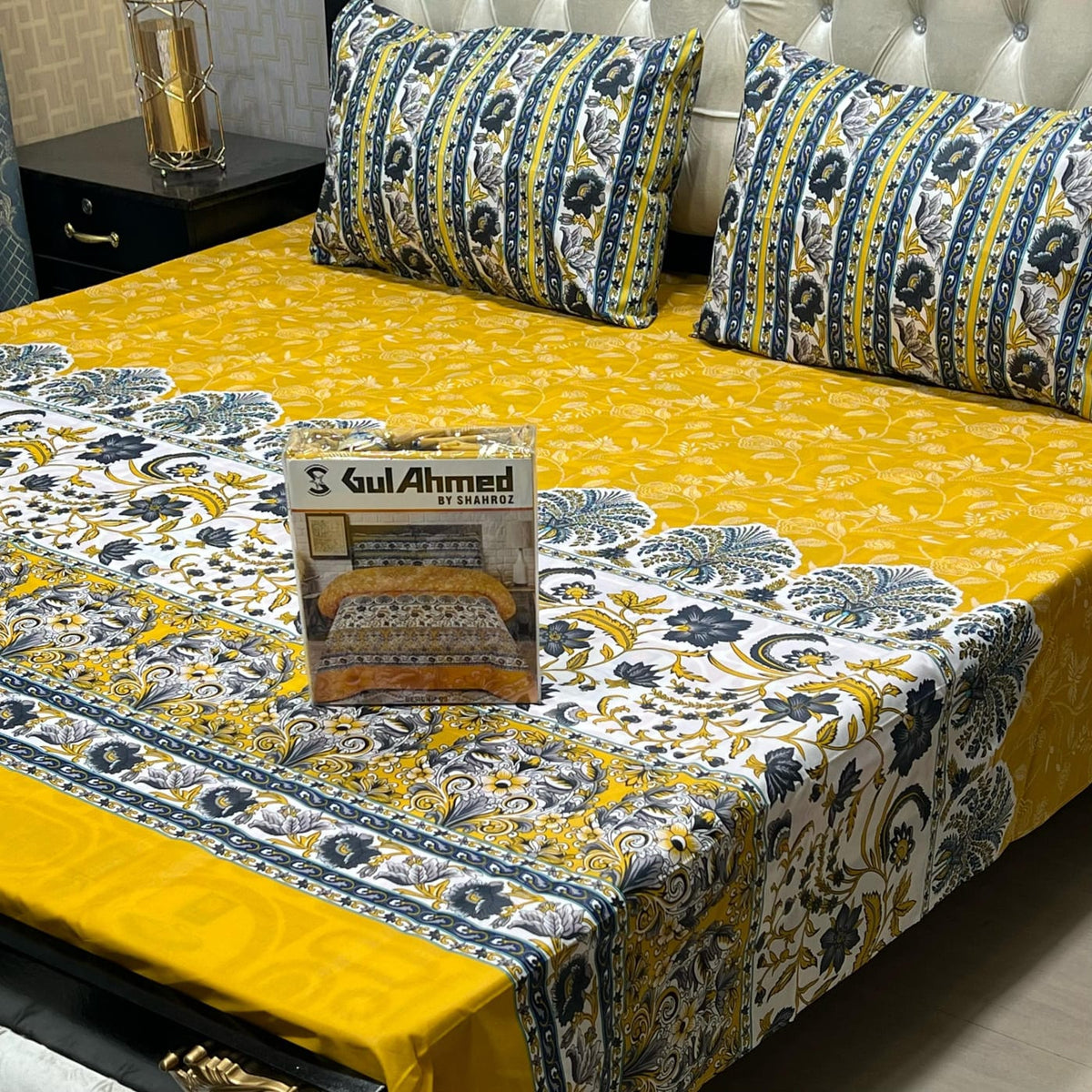 Gul Ahmad Cotton Double Bedsheet