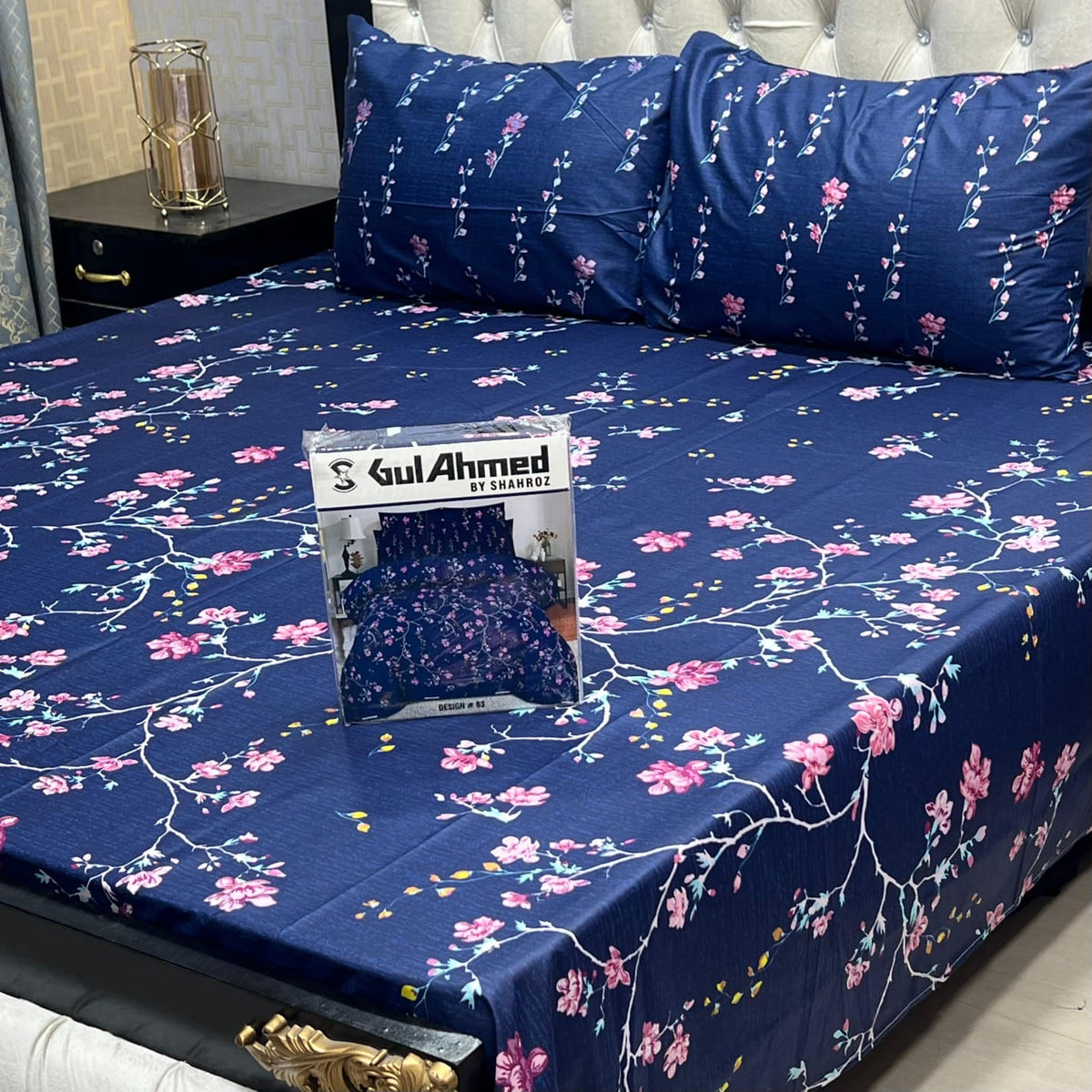 Gul Ahmad Cotton Double Bedsheet