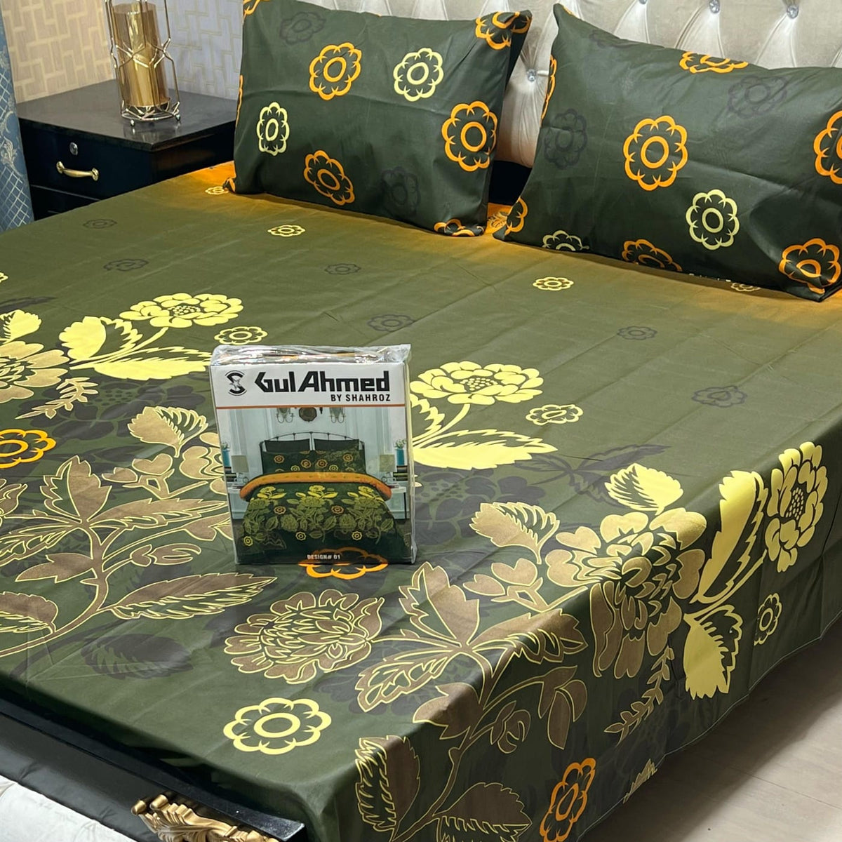 Gul Ahmad Cotton Double Bedsheet