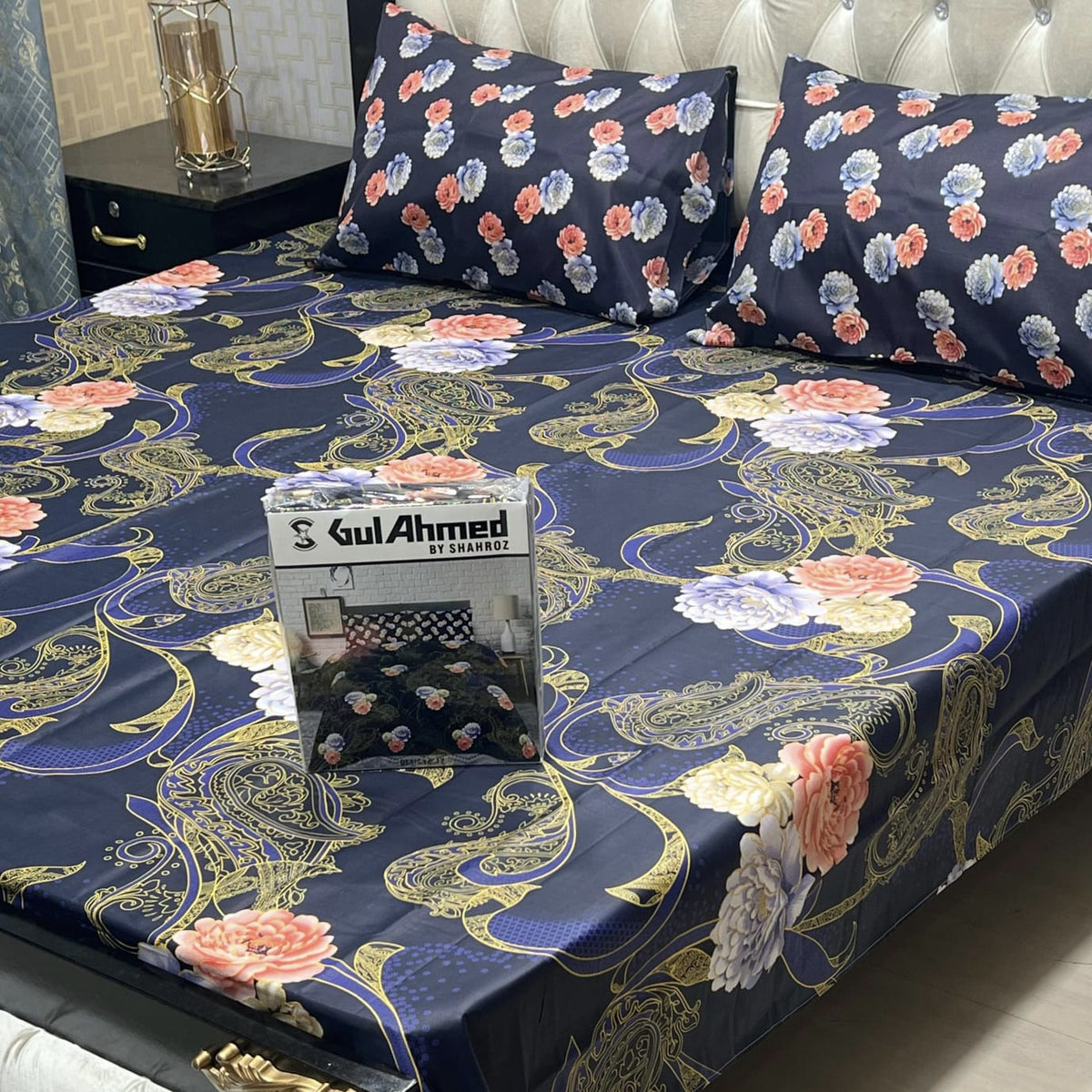 Gul Ahmad Cotton Double Bedsheet