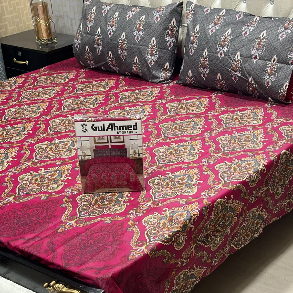 Gul Ahmad Cotton Double Bedsheet