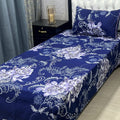 3D Leather Crystal Cotton Single Bedsheet