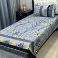 3D Leather Crystal Cotton Single Bedsheet