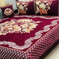 4Pc Velvet Jaquard Bedsheet