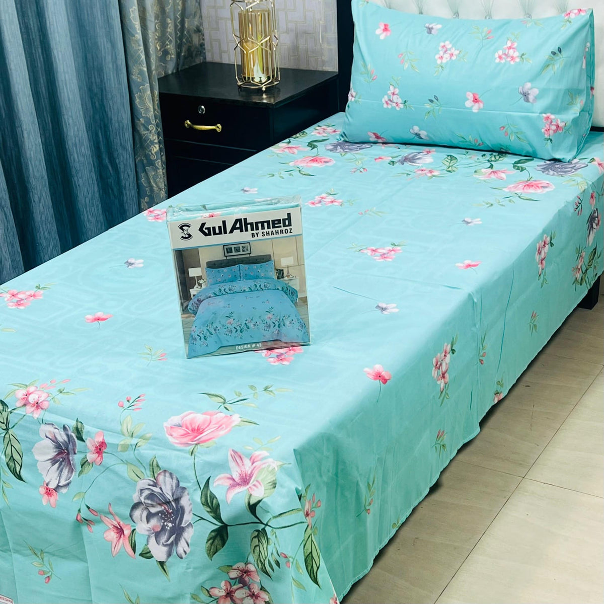 Gul Ahmad Cotton Single Pair Bedsheet