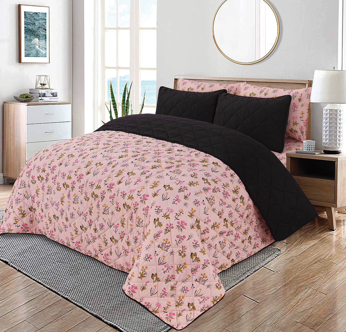 6PC Micro Comforter Set