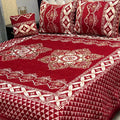 4Pc Velvet Jaquard Bedsheet