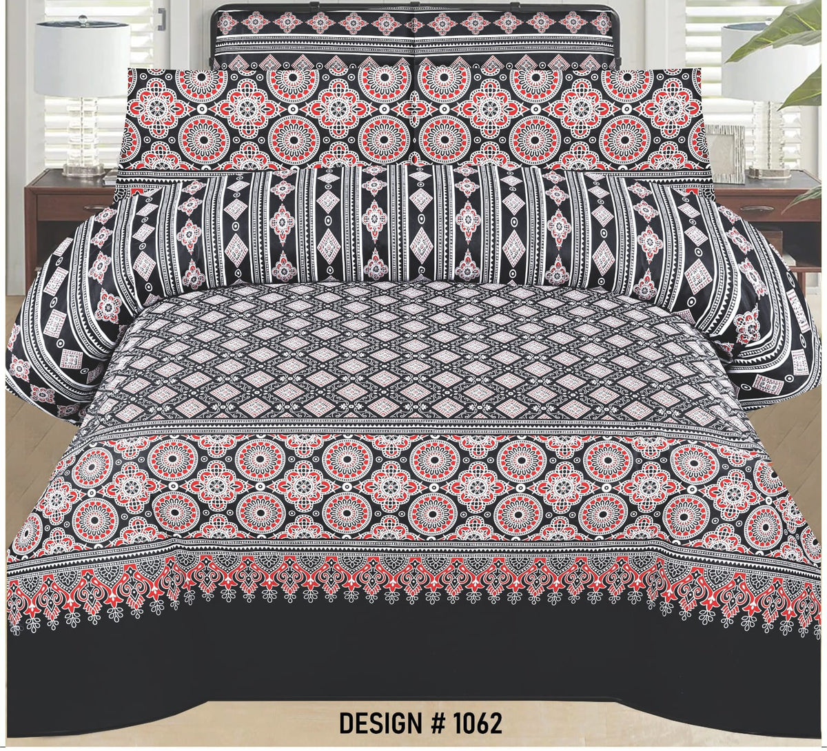 Pure Cotton Double Bedsheet