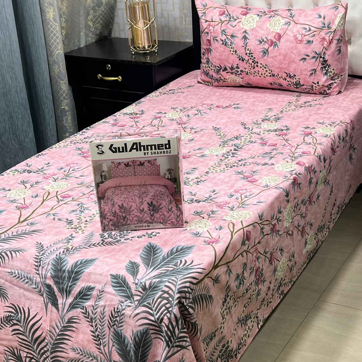 Gul Ahmad Cotton Single Pair Bedsheet