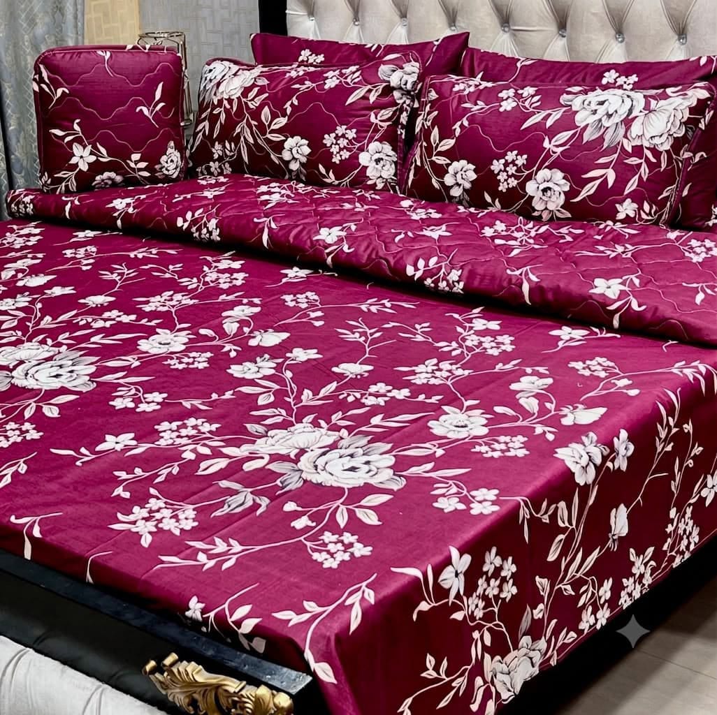 7PC Printed Comforter Set