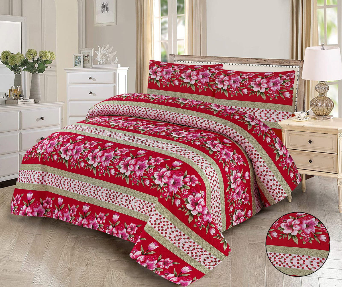 3Pc Imported Luxury printed Bedspread