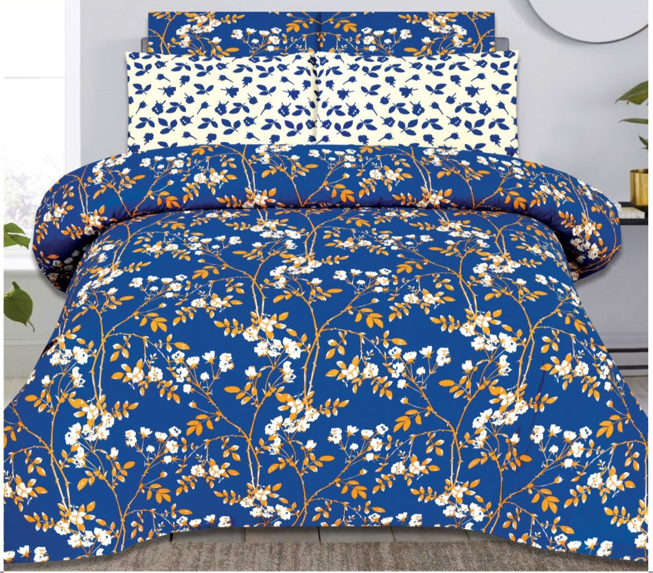 Pure Cotton Double Bedsheet