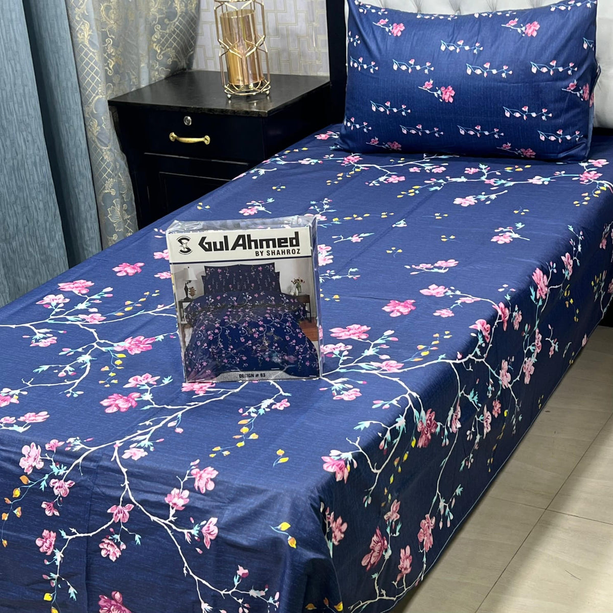 Gul Ahmad Cotton Single Pair Bedsheet