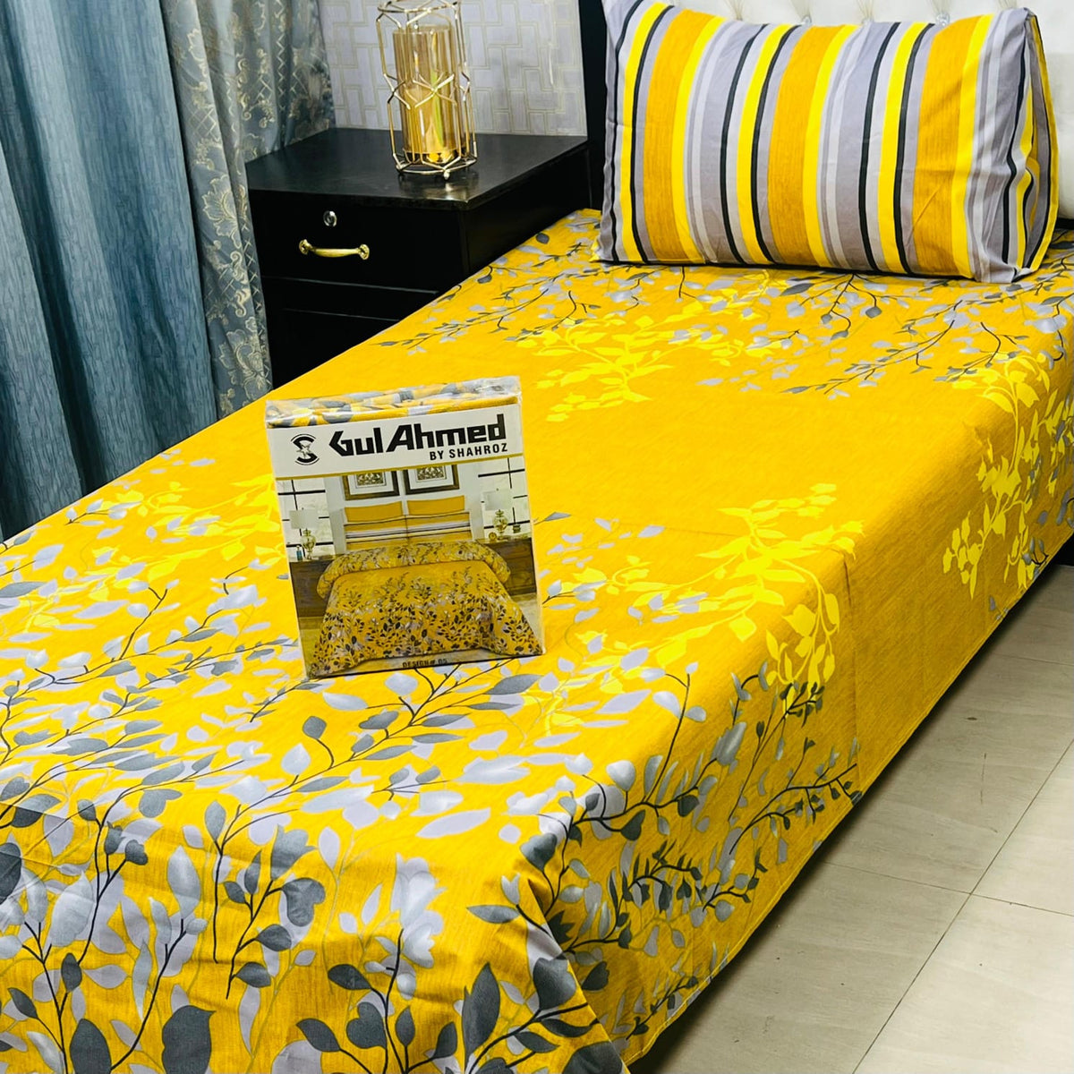 Gul Ahmad Cotton Single Pair Bedsheet