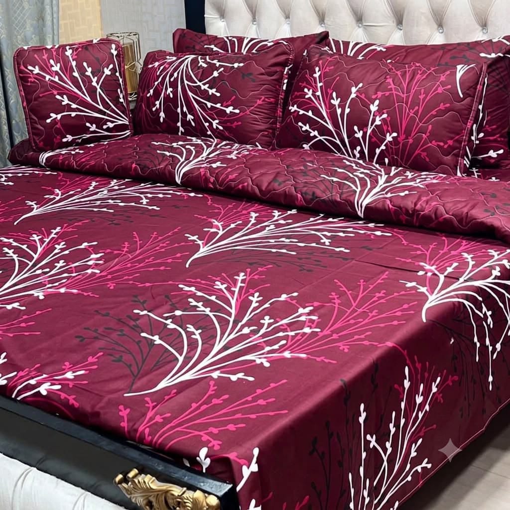 7PC Printed Comforter Set