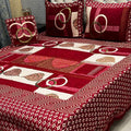 4Pc Velvet Jaquard Bedsheet