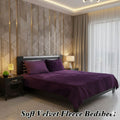 Soft Velvet Fleece Bedsheet