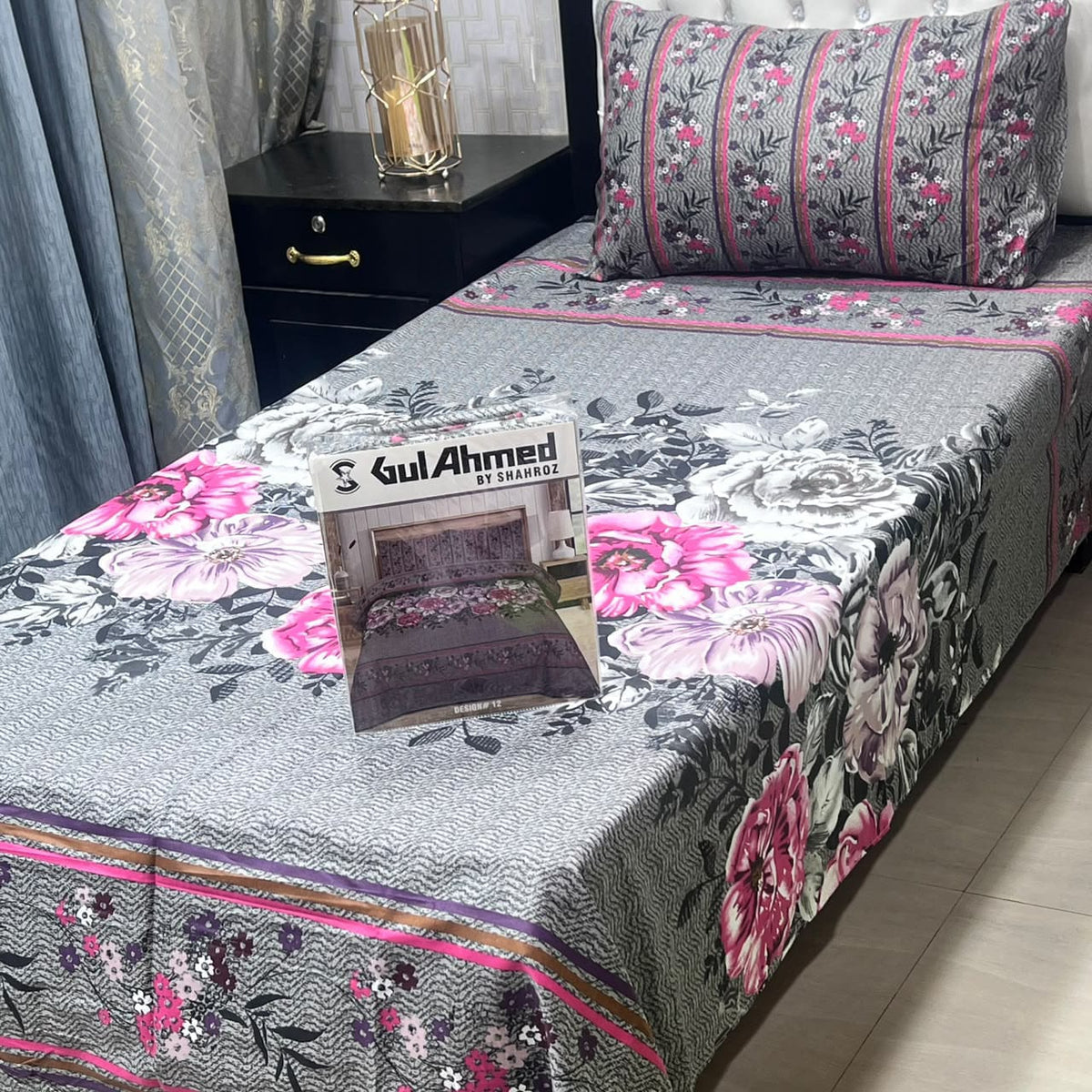 Gul Ahmad Cotton Single Pair Bedsheet