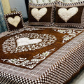 4Pc Velvet Jaquard Bedsheet