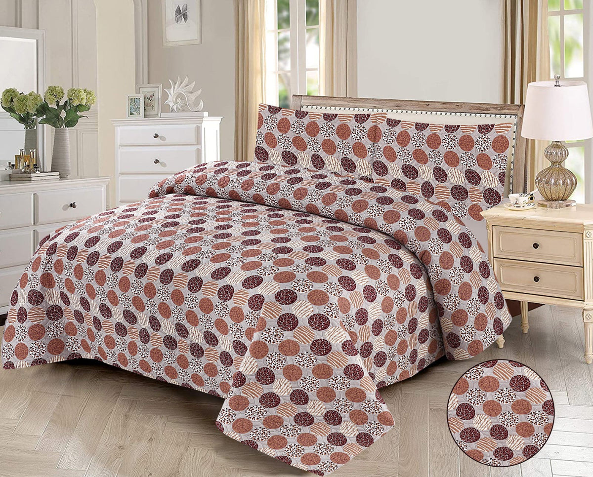 3Pc Imported Luxury printed Bedspread