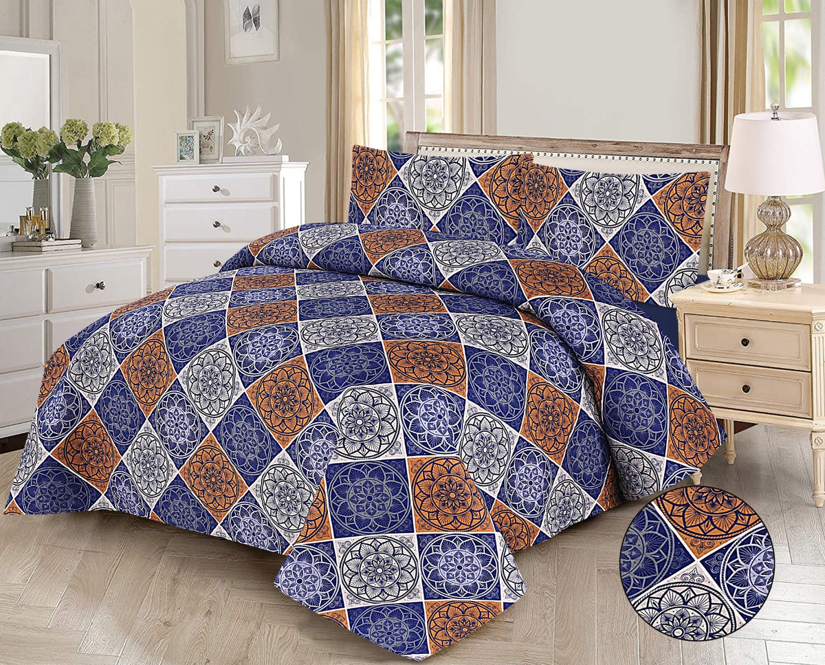 3Pc Imported Luxury printed Bedspread