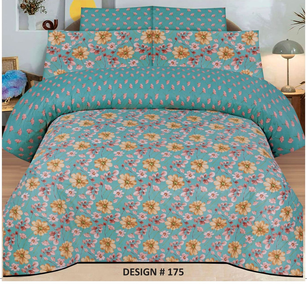 Pure Cotton Double Bedsheet