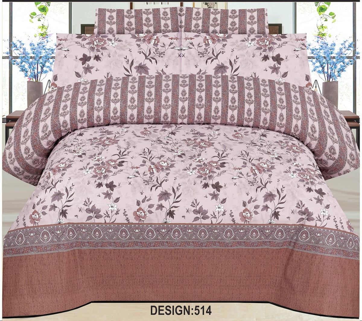 Pure Cotton Double Bedsheet