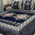 4Pc Velvet Jaquard Bedsheet