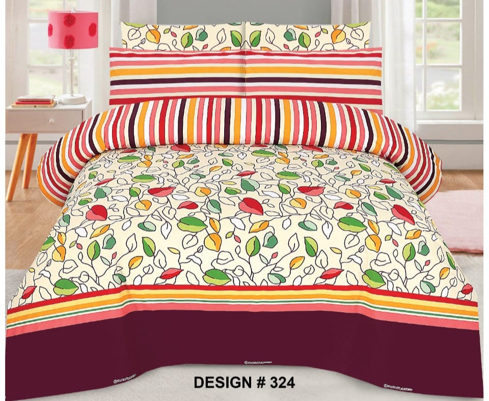 Pure Cotton Double Bedsheet