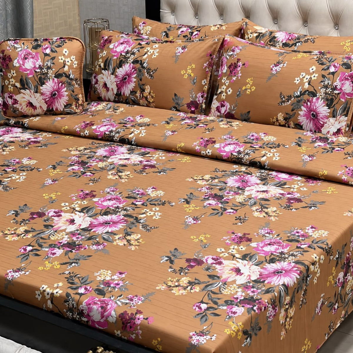 7PC Printed Comforter Set