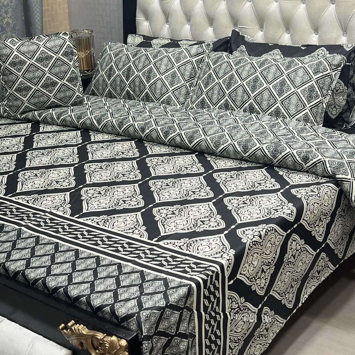 7PC Printed Comforter Set