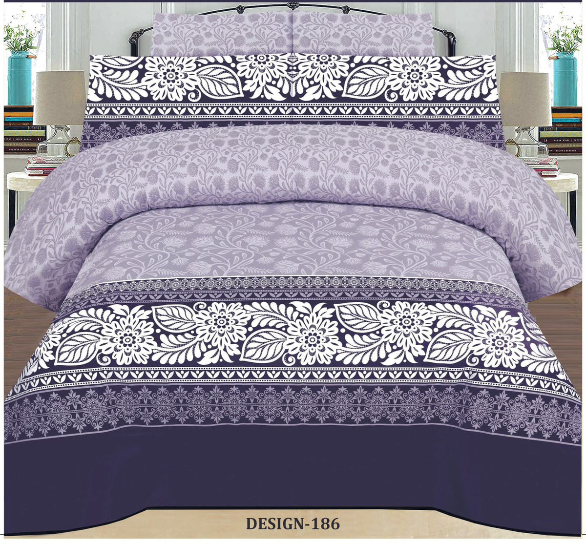 Pure Cotton Double Bedsheet