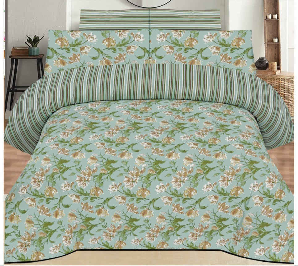 Pure Cotton Double Bedsheet