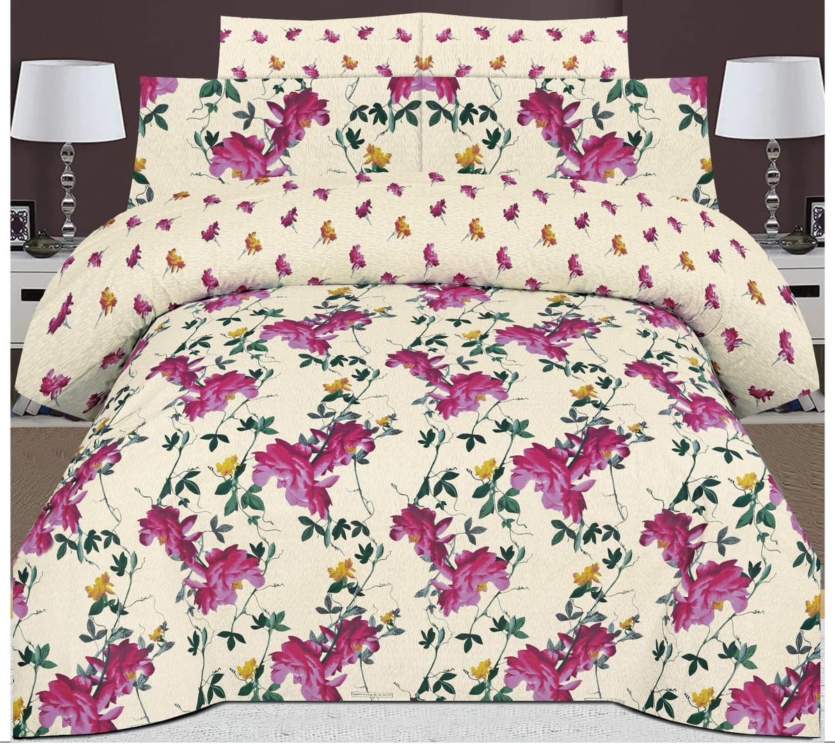 Pure Cotton Double Bedsheet