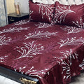 2 Sided Frill Cotton Double Bedsheet