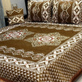 4Pc Velvet Jaquard Bedsheet