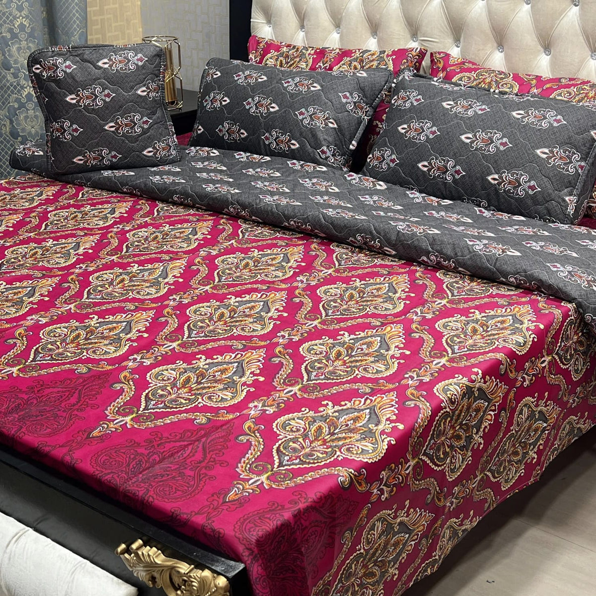 7PC Printed Comforter Set