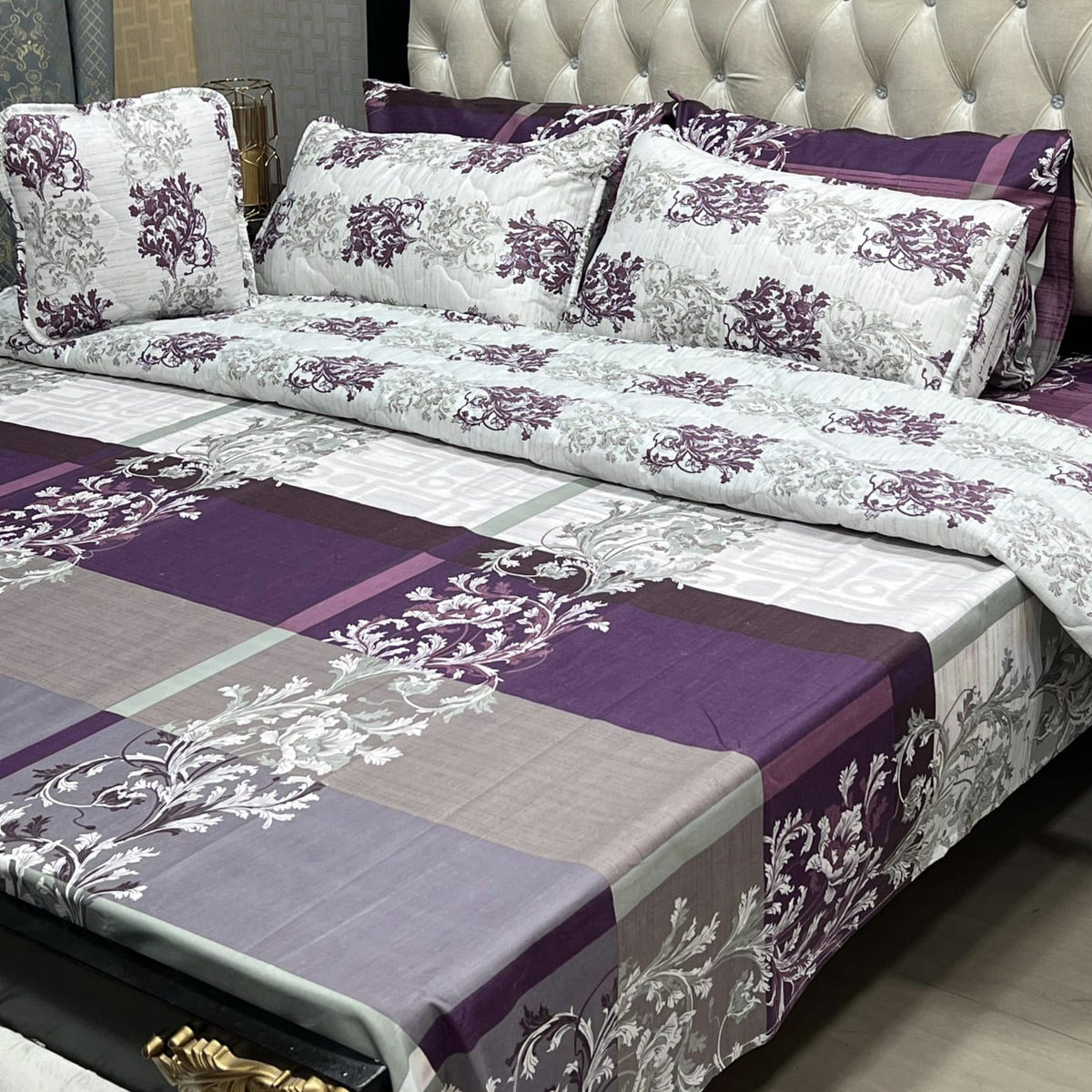 7PC Printed Comforter Set