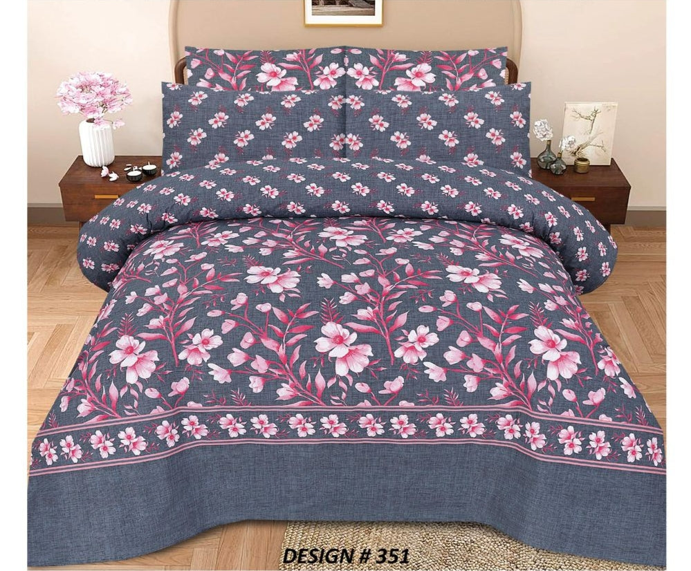 Pure Cotton Double Bedsheet