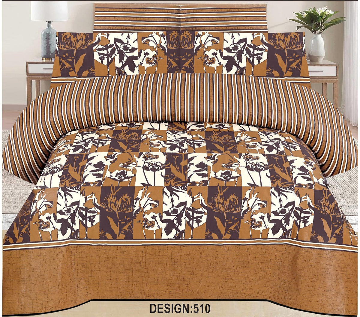 Pure Cotton Double Bedsheet