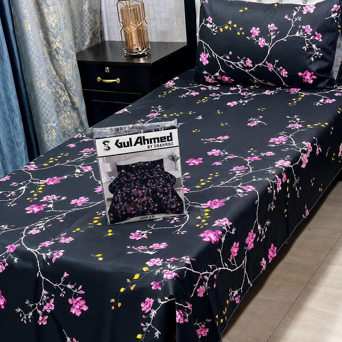 Gul Ahmad Cotton Single Pair Bedsheet